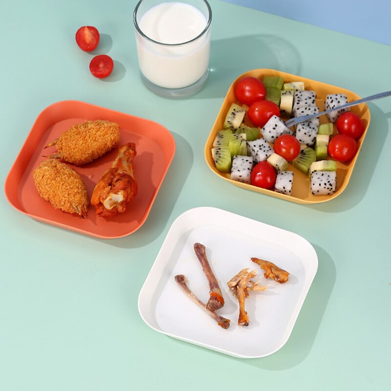 Seasoning Dish Kitchen Fries Chicken Plastic Plates Portable Spit Bone Dipping Sauce Tools Snacks Fruits Container box