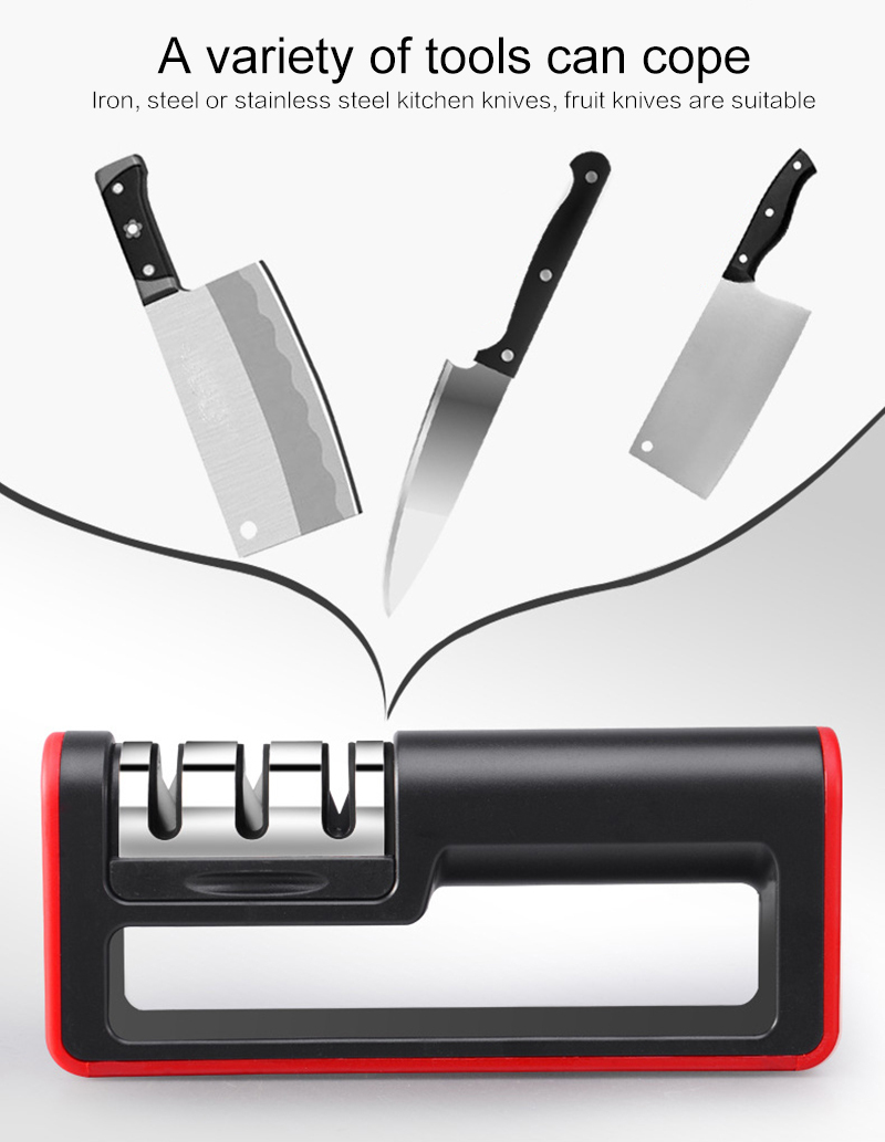 Knife Sharpener Diamond Quick 3 Stages Sharpener Knife Sharpening Tools Sharpening Stone