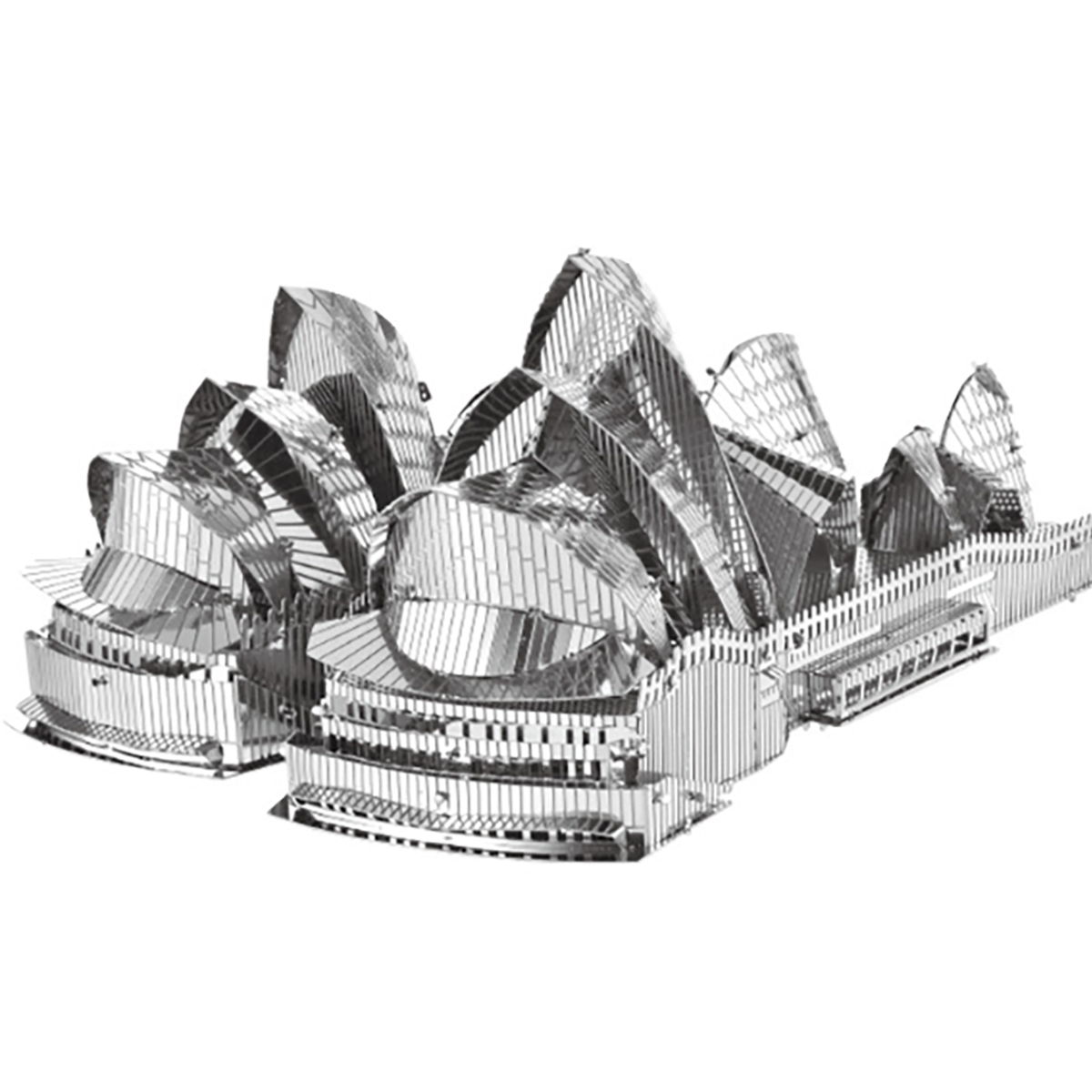 Sydney Opera House 3D metalowe puzzle zestawy modeli DIY laserowo wycinane puzzle układanka zabawka dla dzieci: Default Title