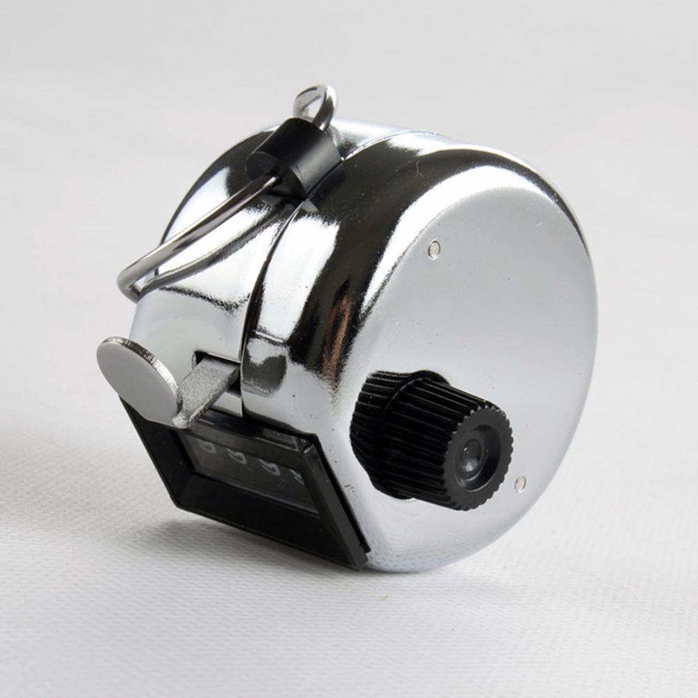 Firecifret nummer mini håndholdt tællertæller rustfrit stål metalskal træningsmanual mekanisk smuk og holdbar