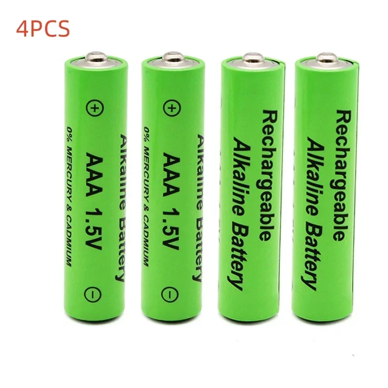Aa- og aaa-batterier, 1.5v oppladbare batterier, 3000 mah alkalisk batteri for fjernkontrollmus, datamaskiner, lekeklokker