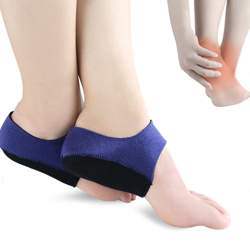 1 Pair Heel Protectors Heel Foot Pain Arch Support Ankle Brace Heel Sleeves Pads Soft Heel Pads Cushion Heel Support