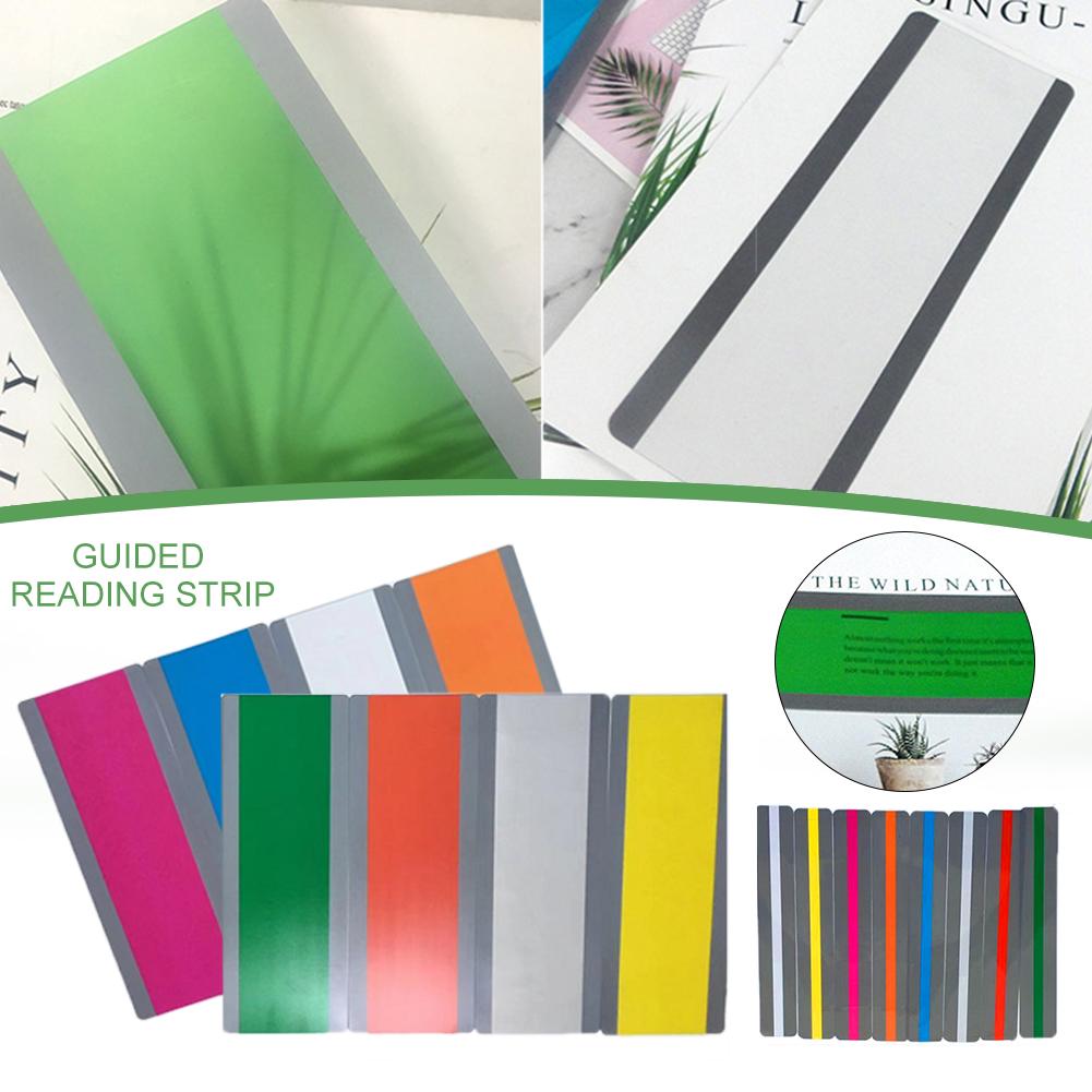 Guided Reading Strip Innovative Color Bookmark Overlay Highlighting Reading Bookmark