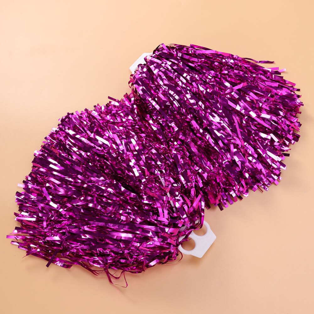 10 Pcs/5 Pairs 50g Cheering Balls Squad Spirited Fun Cheerleading Kit Cheer Poms Cheerleaders Supples with Ring for Comp