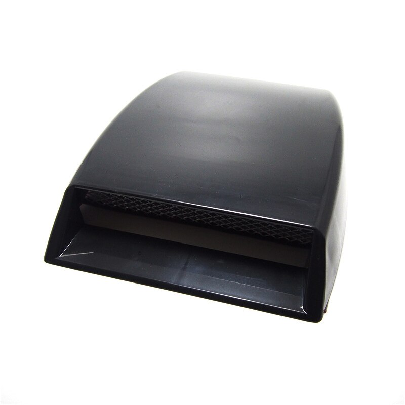 Car Auto Roof Decorative Air Flow Intake Hood Scoop Vent Bonnet Durable Cover: Black