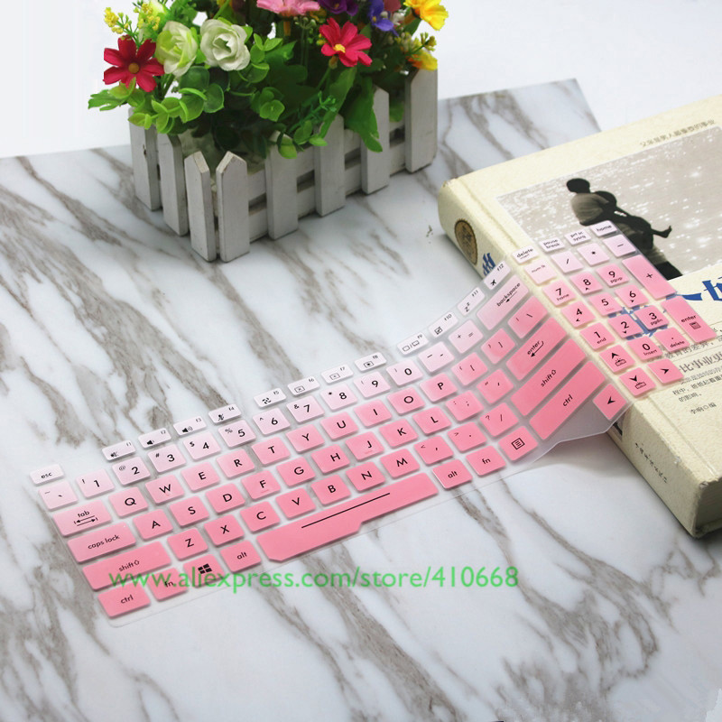 15.6&#39;&#39; Laptop Keyboard Cover Skin Protector For Asus TUF Gaming FX505 fx505ge FX505G FX 505 GD DT GM FX505GM FX505GD fx505DT: Gradualpink