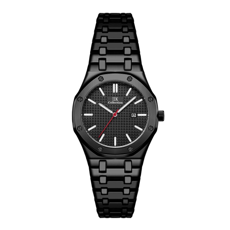 Trend Man Kalender Zakelijke Roestvrij Stalen Band Waterdicht Noctilucent Quartz Liefhebbers Horloge: AL5