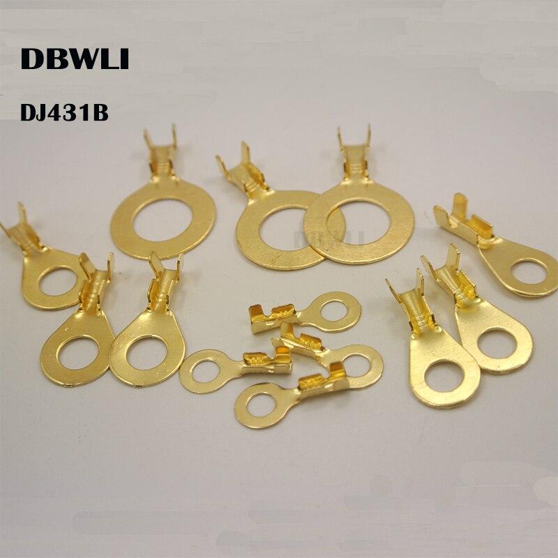 150 PCS Ring Lugs Ring Ogen Copper Crimp Kabel Connector M3/M4/M5/M6/M8/ m10 Assortiment Kit voor elektrische draad auto/auto