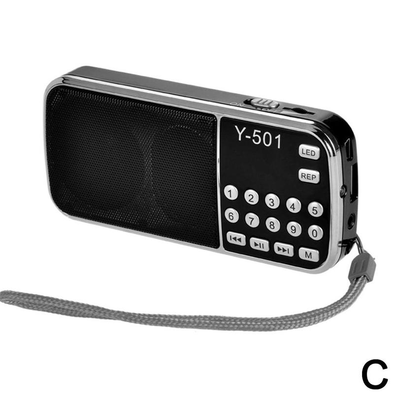 L -088 hi-fi mini speakers  mp3 audio players flashlight amplifier support fm radio micro sd tf card portable