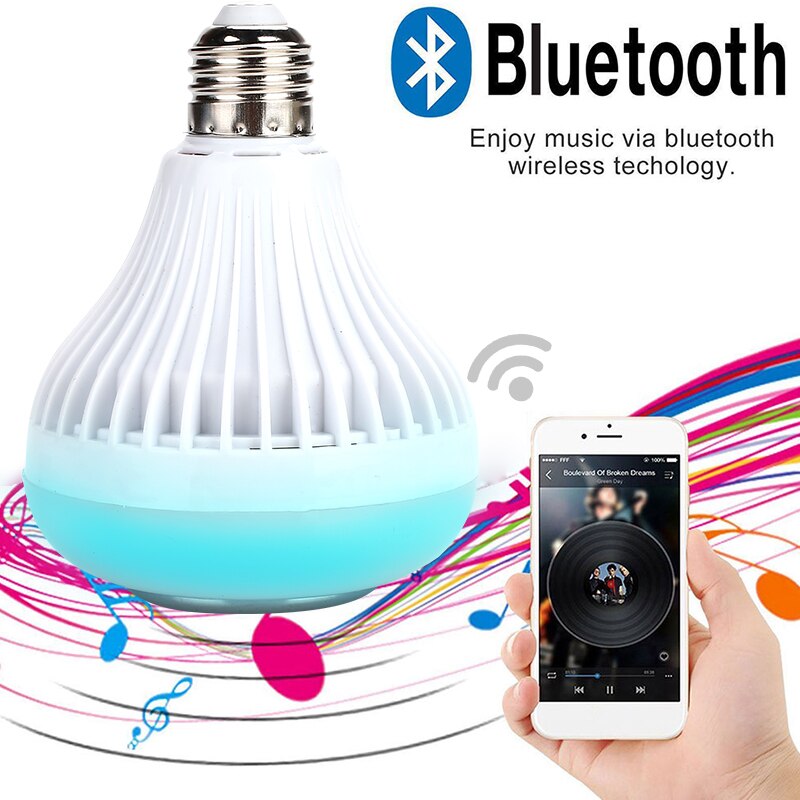 MINI LED Muziek Lamp LED Speaker Draadloze E27 Bluetooth 4.0 RGB Thuis Lamp KTV