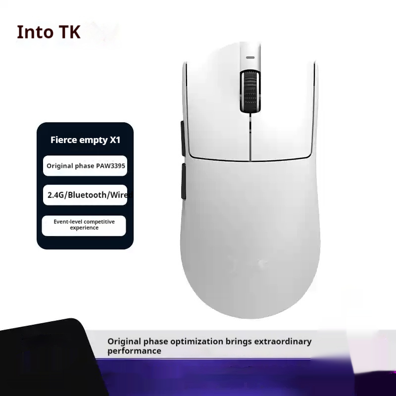 Ratón ATK Blazing Sky X1 Ultimate de modo Dual, inalámbrico, ultraligero, ergonómico, para PC, Esports, portátil, Gaming, accesorios para PC: Rojo