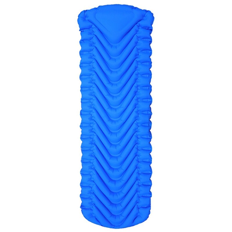 Utomhus uppblåsbar kudde sovande campingmatta sovmatta madrass för camping vandring backpacking resemadrass
