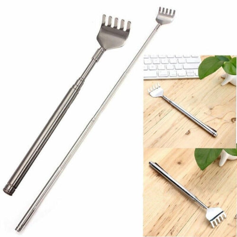 Stainless Steel Claw Back scraper Telescopic Retractable Back Scratcher Extendible Body Massage Hackle Itch Stick Health Care