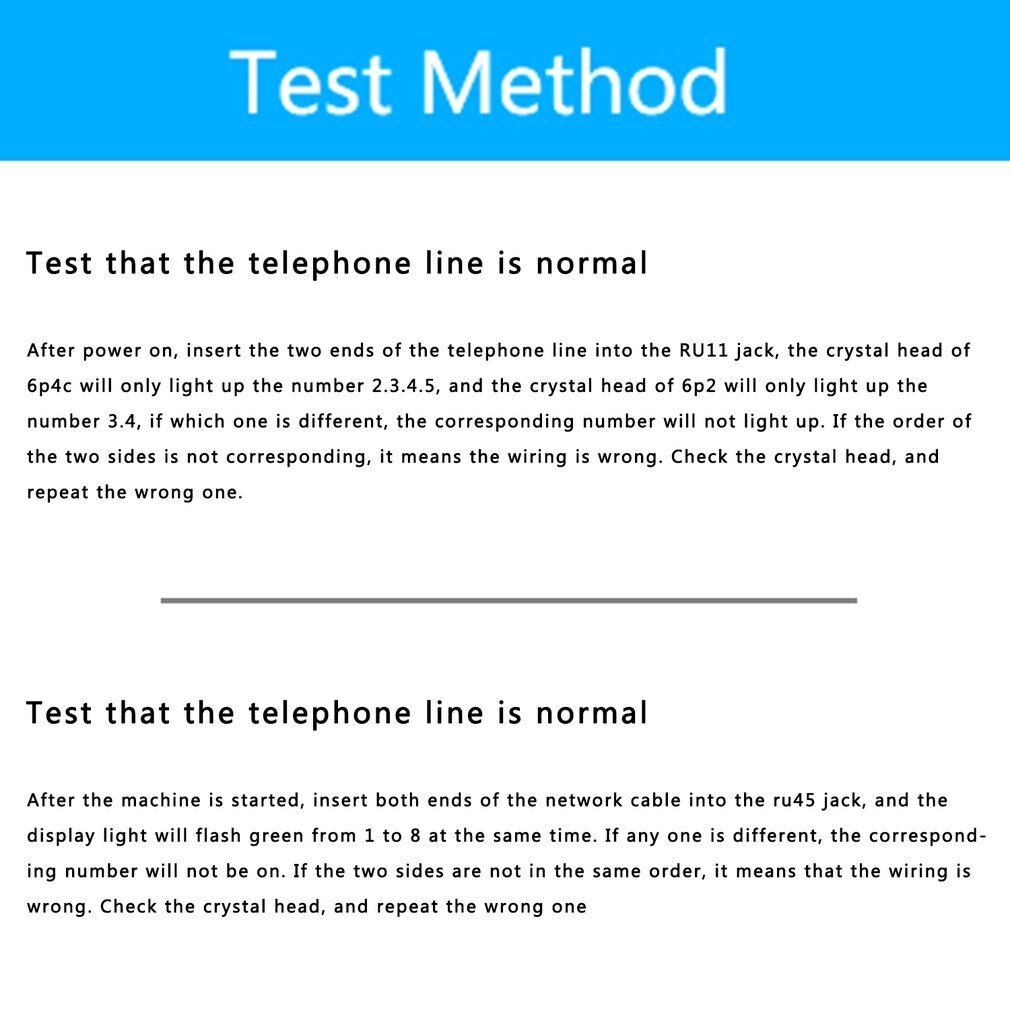 Network Cable Tester RJ45 RJ11 UTP LAN Cable Tester Detector Remote Test Tools Networking Line Finder Wire Tracker
