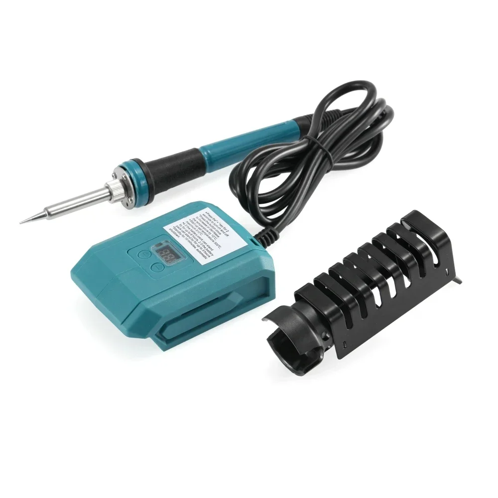 Makita 20v -accu soldeerbout 60w draadloos lasgereedschap, temperatuur instelbaar tot 300-500 ℃, snelle opwarming