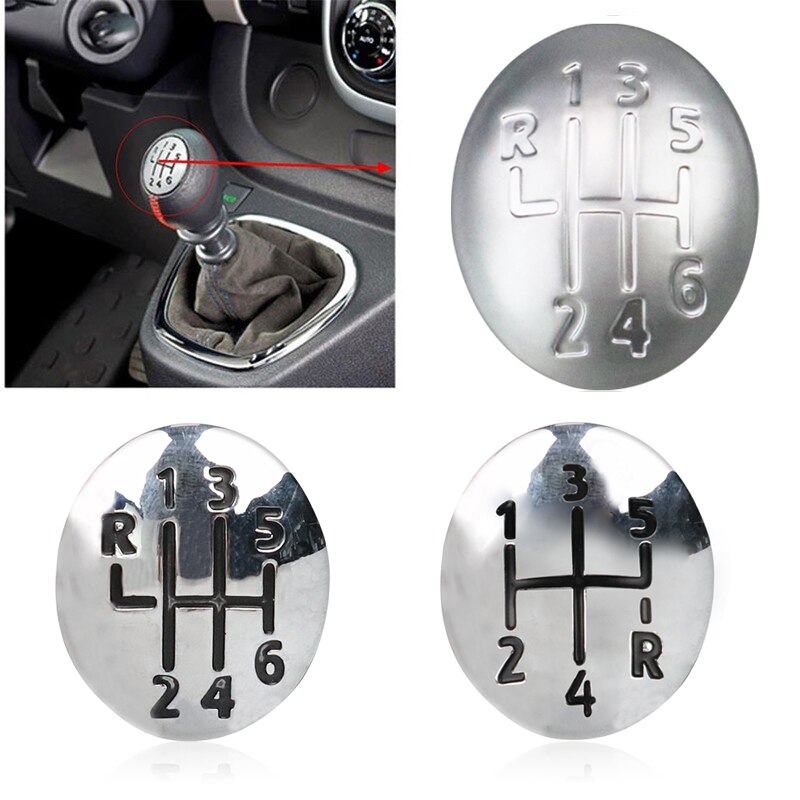 Pomello del Cambio auto Della Protezione Della Copertura 5/6 di Velocità Del Cambio Leva Del Cambio Testa Copertura per Renault Clio Twingo scenico Megane II 1996-2011 Accessori per auto