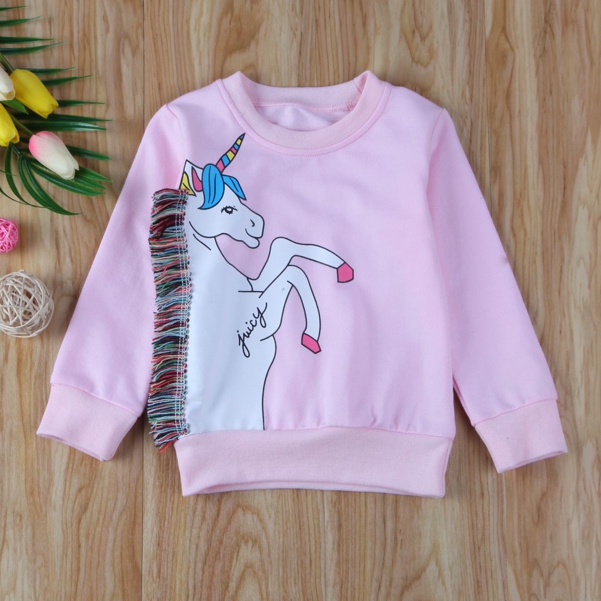 Unicórnio crianças bebê meninas jumper camisola pulôver criança camiseta manga longa algodão topos roupas