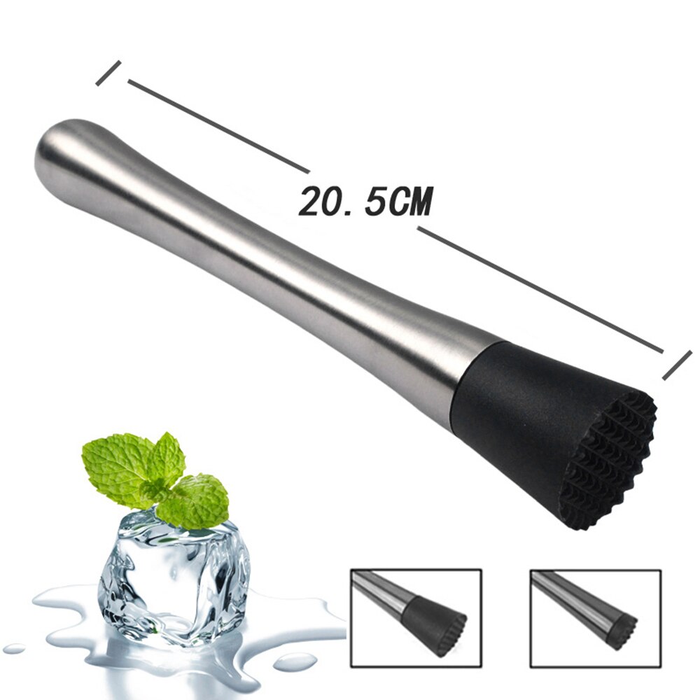 Edelstahl Bar Cocktail Mojito Mint Muddler DIY Trinken Obst Eis Cocktail Mixer Muddler Barkeeper Barware Bar Werkzeuge