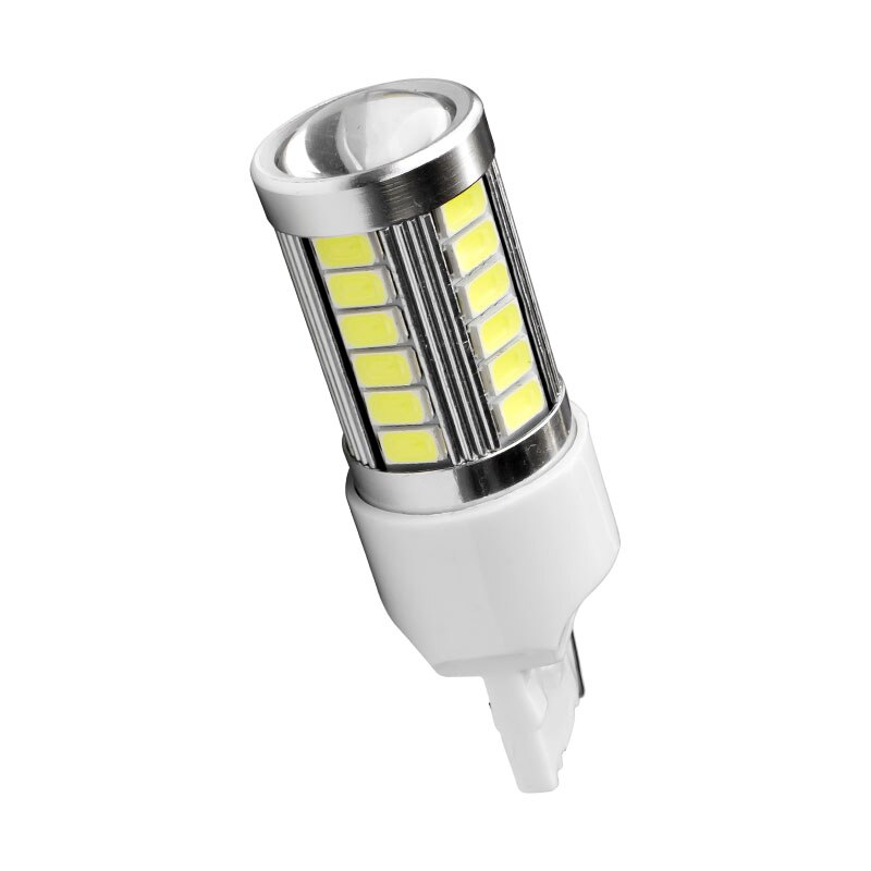 Bombilla trasera de coche LED T20 WY21W 7440 W21W 33 SMD 5630 5730, luz de freno, luz de marcha atrás de coche, indicador de dirección trasero, rojo, blanco y ámbar