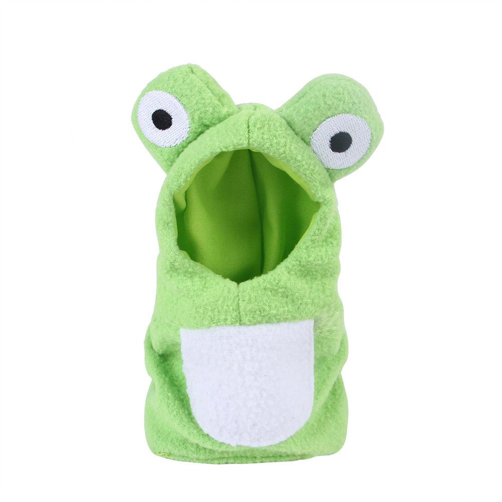 Divertido con forma de rana aves ropa loro Rana Sudadera con capucha traje lindo divertido ropa para periquitos aves S M L tamaño