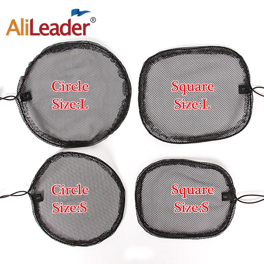 Filet à queue de cheval Afro ajustable noir-S/M/L | Filet avec lanière ajustable sur le dos pour la fabrication queue de cheval, filet pour chignon de cheveux Afro pour femmes 2 pièces