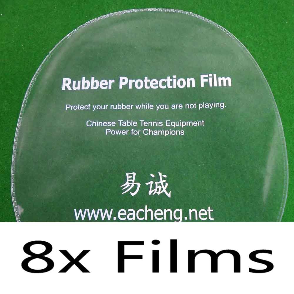 Eacheng bordtennis gummibeskyttelsesfilm til bordtennis bordtennisketcher: 8x film