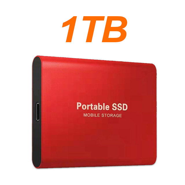 Bærbar ekstern harddisk 1tb støjsvag solid state-drev 2tb 4tb mobil disk højhastigheds-ssd til pc, bærbar computer, hjemme og kontor: Grøn