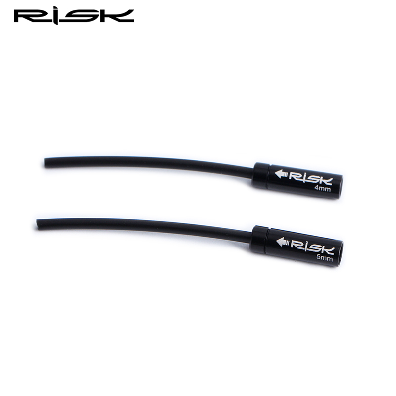 Risico 10 Stks/partij Universele 4Mm/5Mm Mtb Racefiets Fiets Brake Shift Kabel Nosed End Cap Lijn/Draad Buis Stofdicht Mouw Aluminium