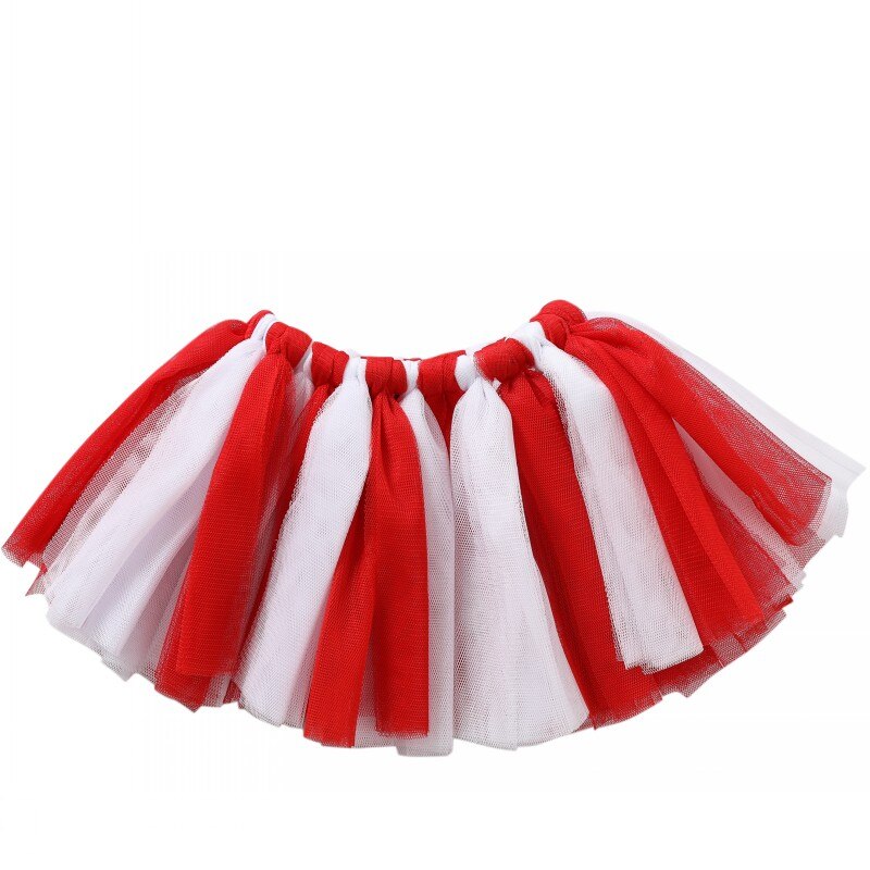 Falda tutú hecha a mano de fábrica para niños y niñas, ropa de Navidad para bebés