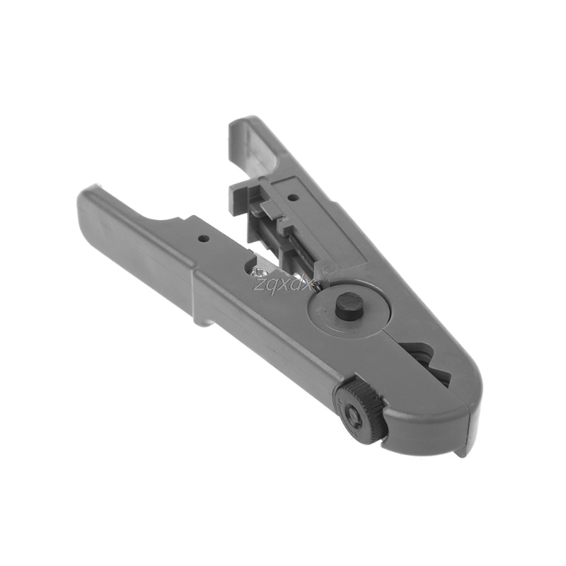 Rj45 rj11 cat 6 cat 5 punch down netwerk lan utp kabel draadstripper kniptang zwart/grijs juli