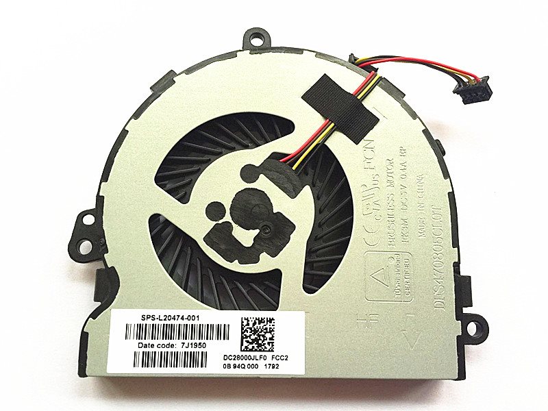 Cpu Fan Koeler Notebook Pc Voor Hp 15-DB 15-DB0011DX 15-DB0011WM Ep Fcc2 15-DB0066WM L20474-001 KSB05105HAAEP 7J18C0