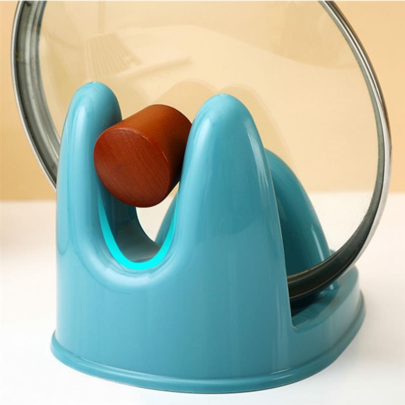 Cooking Tools Kitchen Solid Color Utensil Rest Spoon Rest Utensil Spatula Holder Heat Resistant Storage Shelves 3 Colors