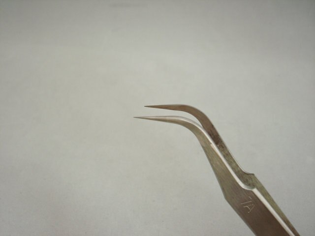 Japanese RHINO TS-7A Tweezers Curved High-precision Super Hard Super Sharp Forceps For Repairing Watch or Mobile
