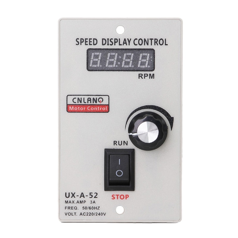 digital skjerm 400w ac 220v motorhastighet  ux 52 punktregulatorregulator fremover og bakover 50/60hz