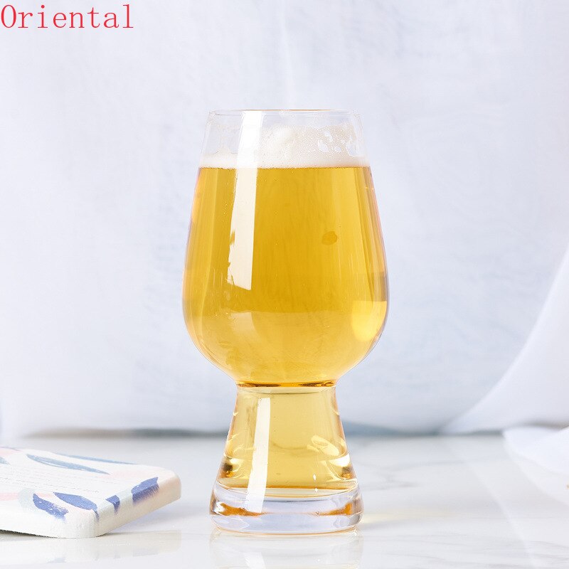 Art 500ml Craft Beer Steins Mug Personality Glasses Bar Goblet Lead-free Crystal Glass Wheat Beer Glass Cup Drinkware
