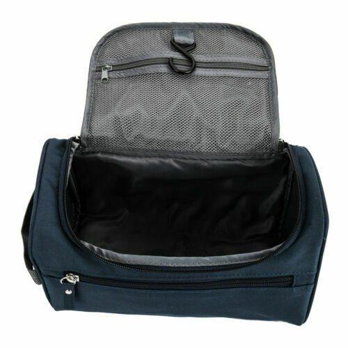 Neceser de viaje impermeable para hombre, organizador de aseo, estuche de cosméticos de afeitado: E