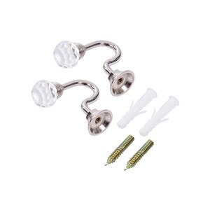 VS VOORRAAD Kristalglas Gordijn Holdback Muur Tie Terug Haak Hanger Holder Lade Handvat CU: A