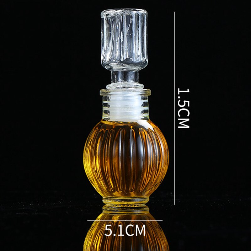 Jarra de miel de cristal de lujo X15, jarra de 50ml de capacidad, 2oz, decantador, botellas de vidrio de almacenamiento, de de boda, tarros de miel: A