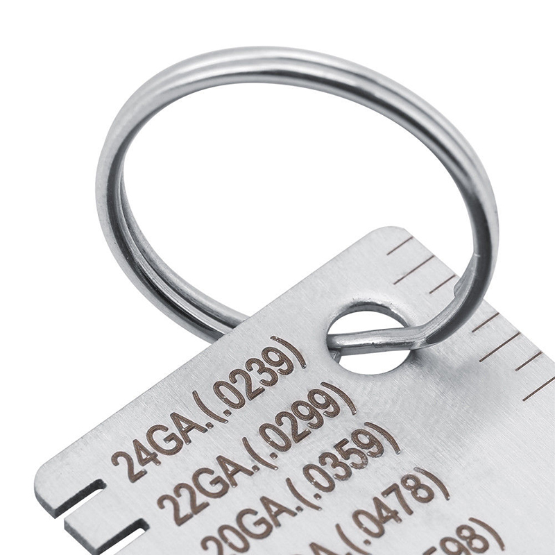 Mini Weld Worker Ruler Stainless Steel Welding Seam Gauge Caliper Square Measuring Ruler For Framing Metal Measuring Tools