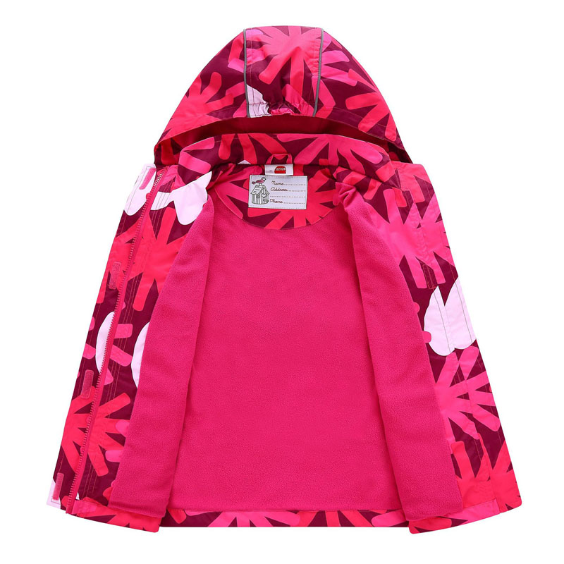 Waterproof Girl Jacket Spring Autumn Girls Polar Fleece Coats Children Jackets Double-deck Kid Sport Jackets