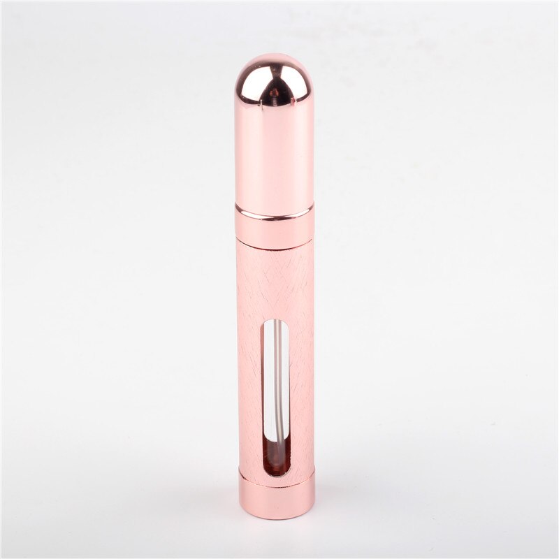 12 ml 1 Stuks Spray Lege Glazen en Aluminium Fles Parfum Fles Mini Draagbare Reizen Navulbare Parfum Verstuiver Kleine Fles: Roze