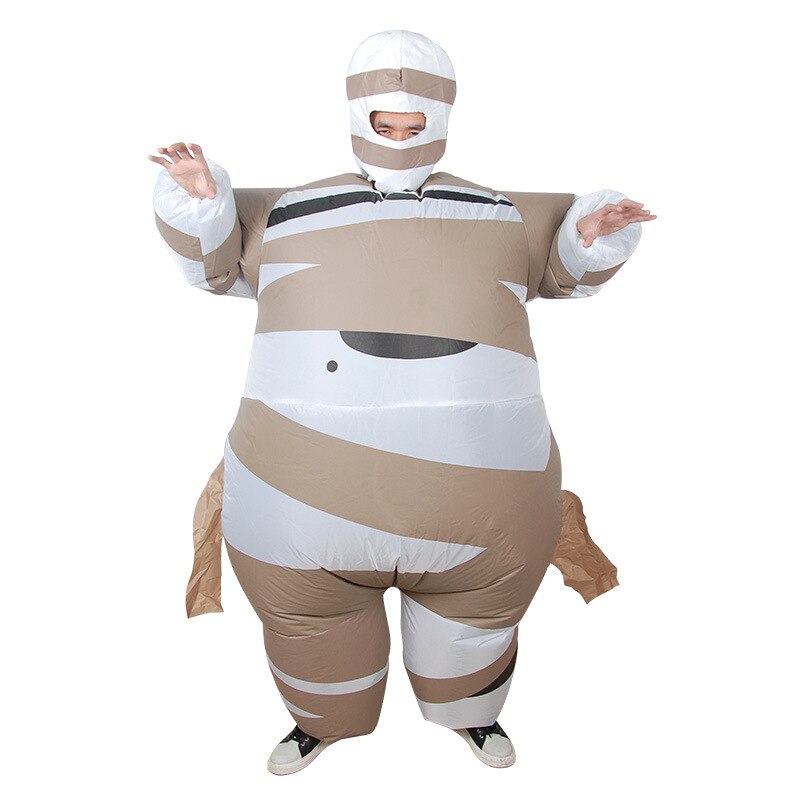 Fancy Sumo Wrestling Inflatable Clothes Mummy Puppet Inflatable Costume Adults Halloween Carnival Funny Inflatable Costumes