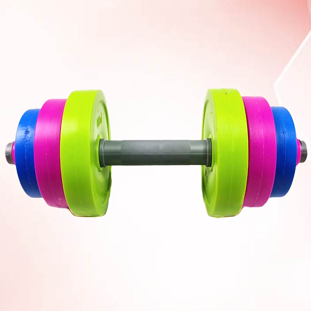 1 Set Practical Children Dumbbell Bodybuilding Exercise Equipment Training Arm Muscle Fitness for Kids Gym Home (Short Style)