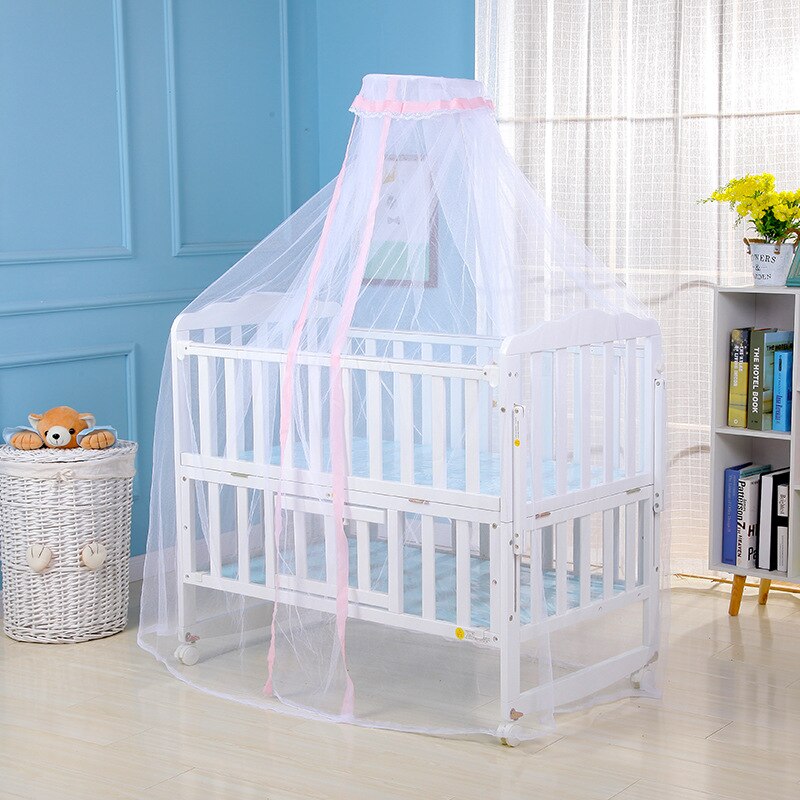 Bebê verão mosquito net cama mosquiteiro branco cama cúpula pendurado mosquito capa anti-mosquito mosquito rede 160x450mm: H