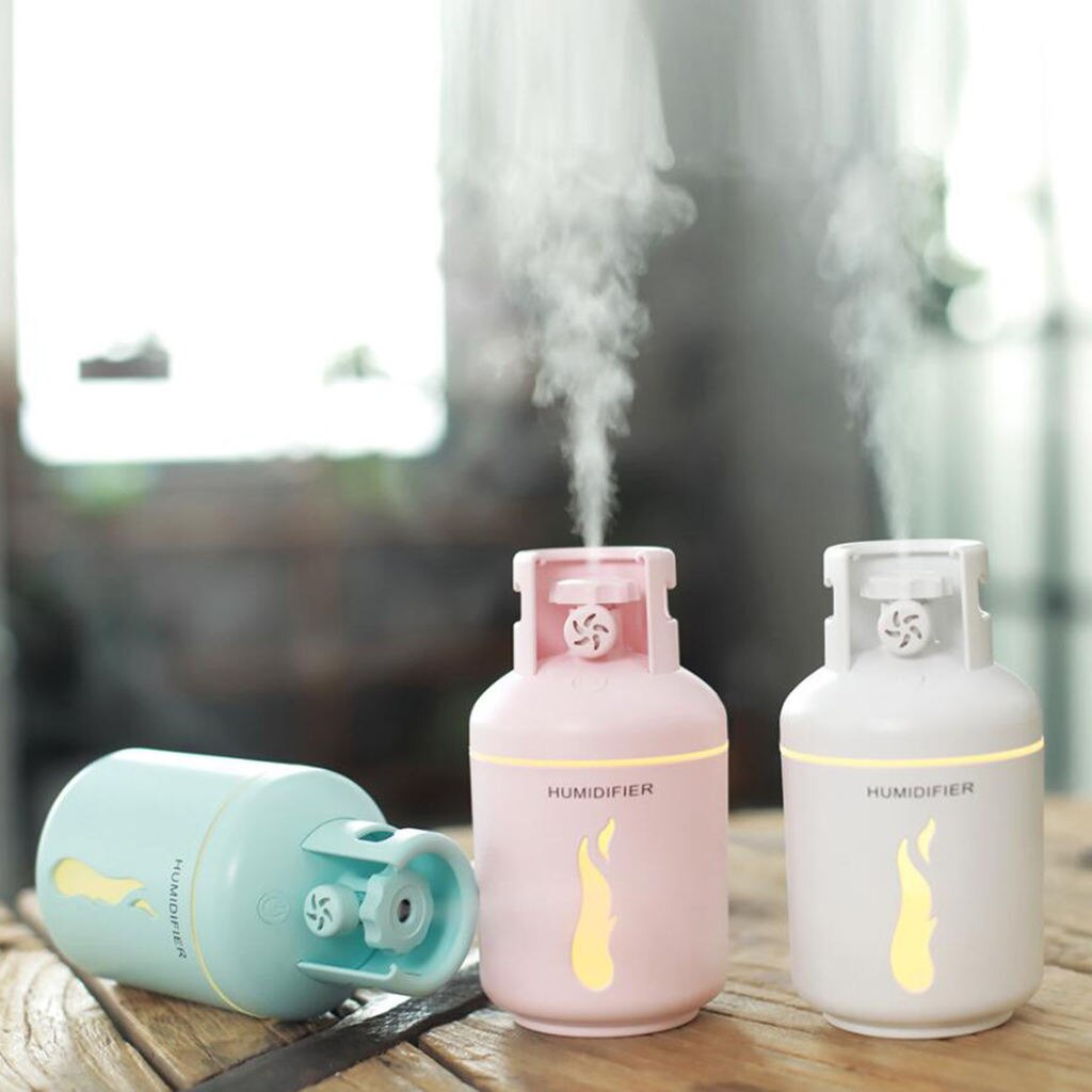 Gas Tank Shape Humidifier Aroma Diffuser 7 Color Change Quiet