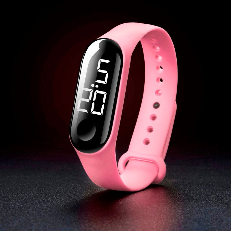 Horloges Led Elektronische Sport Lichtgevende Sensor Horloges Mode Mannen En Vrouwen Eenvoudige Waterdichte Horloges Alarm Outdoor: E