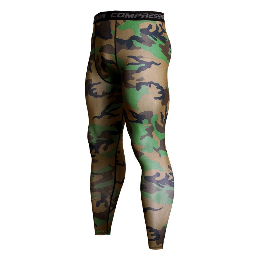 Menn kamuflasje kompresjon motorsykler sportsklær jogge t-skjorter leggings treningsdress sett menn treningsstudio Fitness crossfit klær