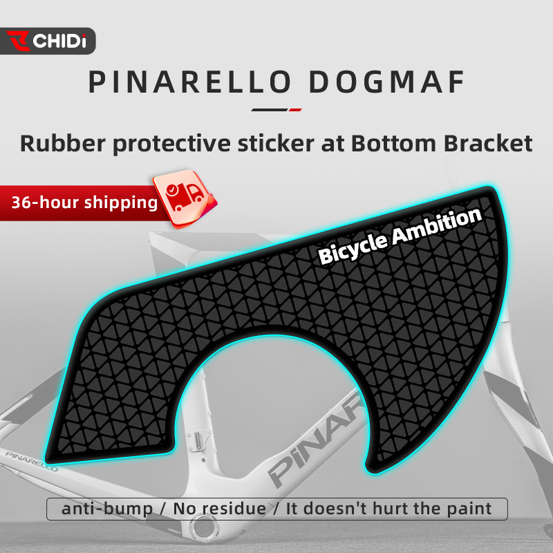 Usado para PINARELLO DOGMA F pegatina protectora de goma en soporte inferior accesorios de bicicleta protección de modificación de bicicleta