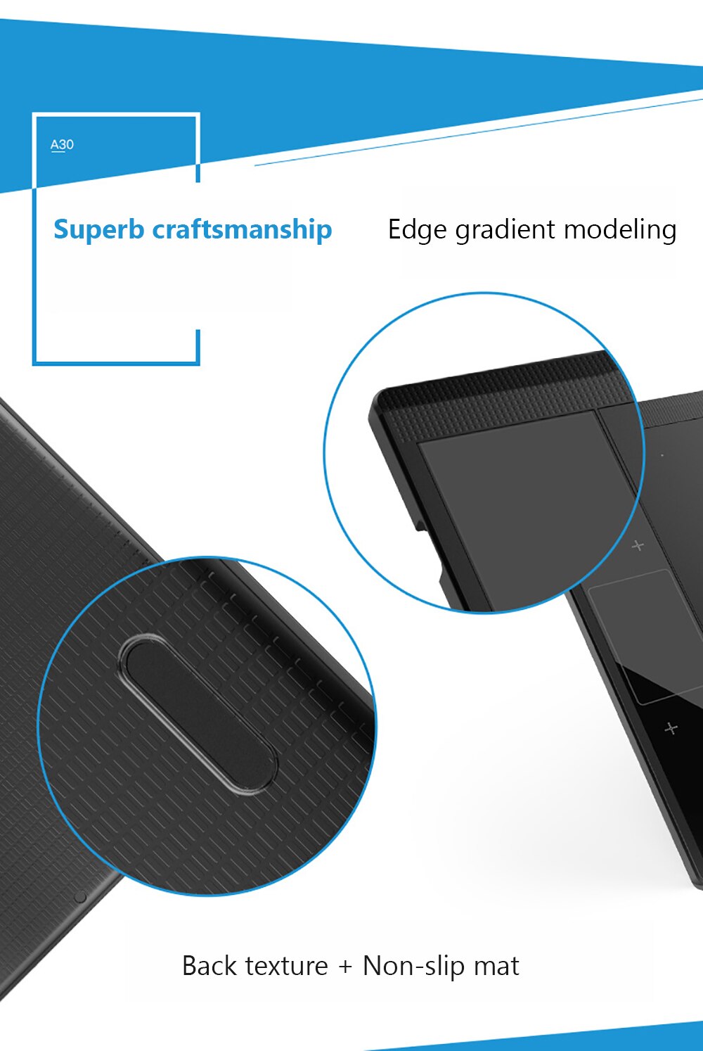 VEIKK A30 Graphics Drawing Tablet Digital Drawing Pad 10x6inch Tablet with 8192 Levels Passive Pen for Artists for Online Study