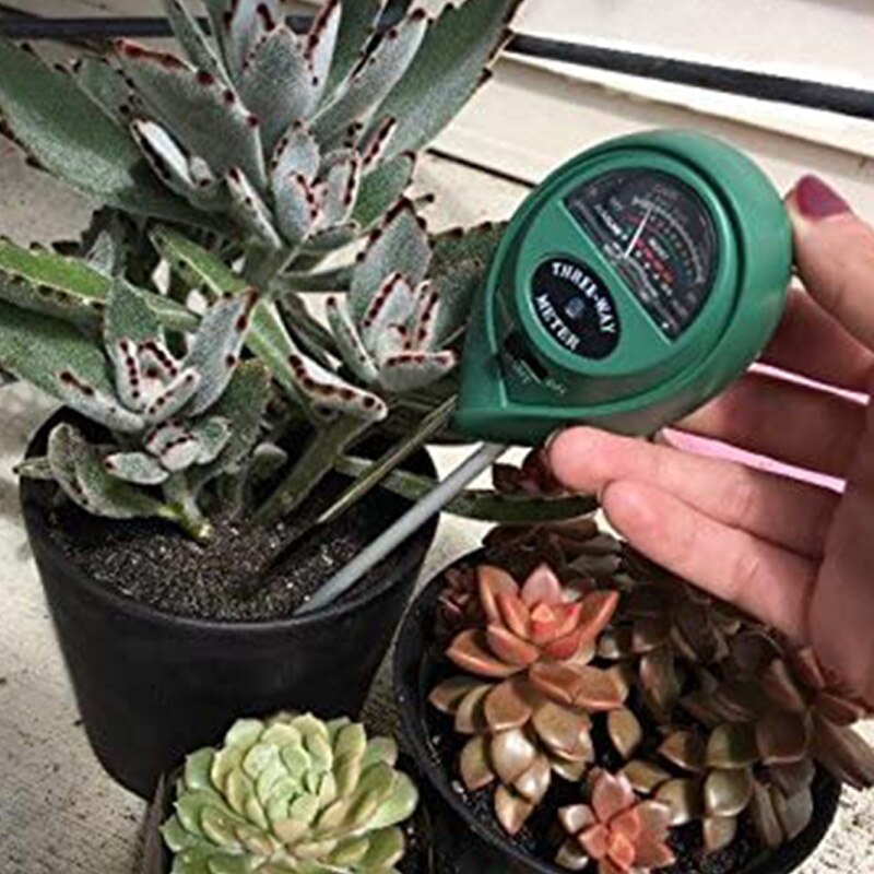 3-In-1 Soil Tester Kit for Moisture, Light PH Soil Meter, Pack of 2 Plant Care Soil Test Kit for Garden, Farm, Lawn